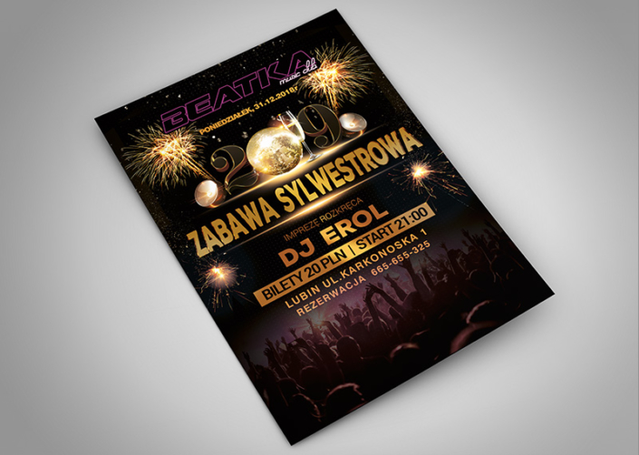 BEATKA MUSIC CLUB – plakat A2