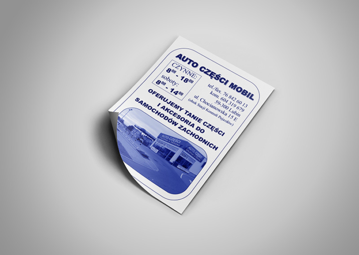 SKLEP MOBIL – ulotka A6