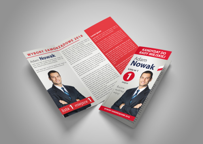 MATERIAŁY WYBORCZE – ulotka A4/DL